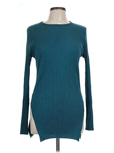 Pre-owned Assorted Brands Pullover Sweater In Teal