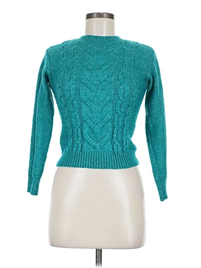 Pre-owned Assorted Brands Pullover Sweater In Teal
