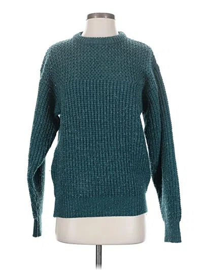 Pre-owned Assorted Brands Pullover Sweater In Teal