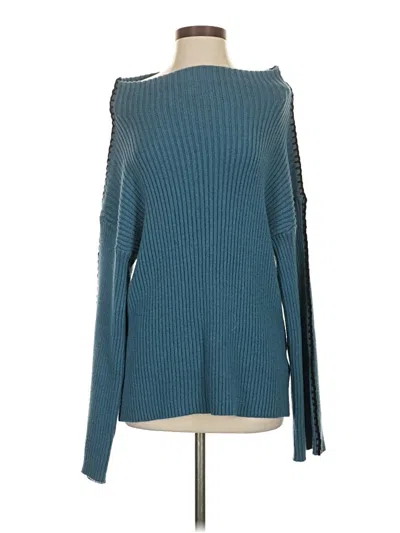 Pre-owned Assorted Brands Pullover Sweater In Teal