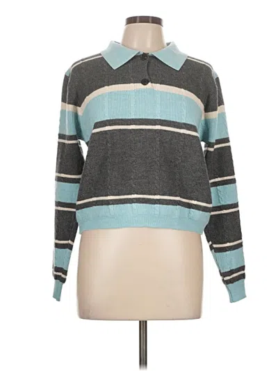 Pre-owned Assorted Brands Pullover Sweater In Teal