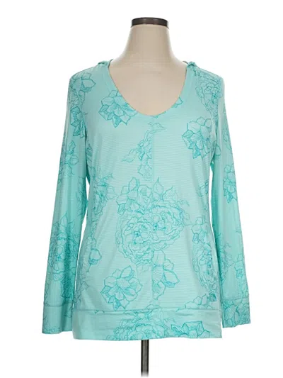 Pre-owned Assorted Brands Pullover Sweater In Teal
