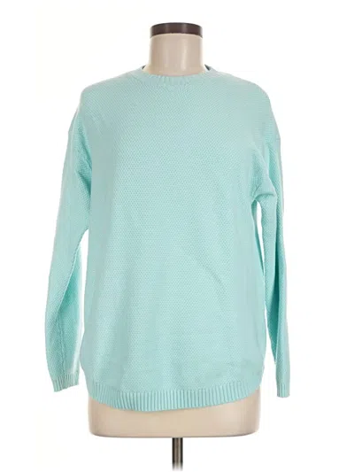 Pre-owned Assorted Brands Pullover Sweater In Teal