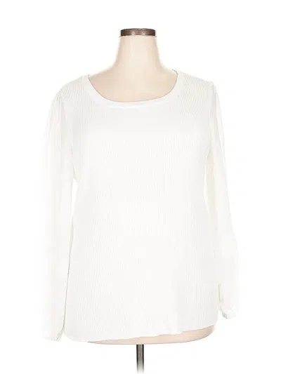 Pre-owned Assorted Brands Pullover Sweater In White