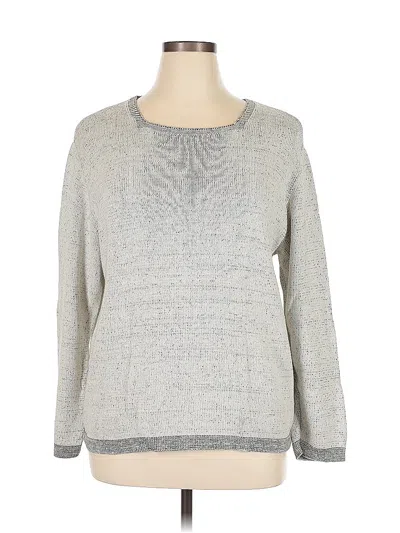 Pre-owned Assorted Brands Pullover Sweater In White