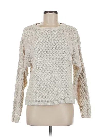 Pre-owned Assorted Brands Pullover Sweater In White