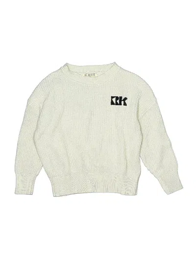 Pre-owned Assorted Brands Kids' Pullover Sweater In White