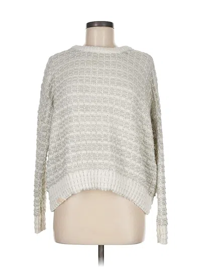 Pre-owned Assorted Brands Pullover Sweater In White