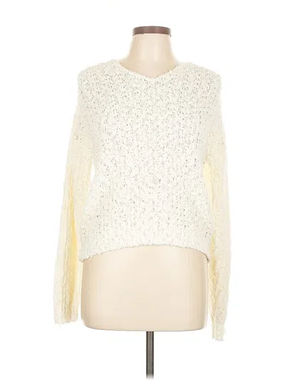 Pre-owned Assorted Brands Pullover Sweater In White