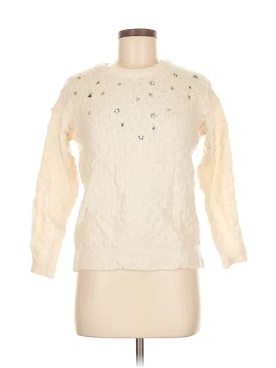 Pre-owned Assorted Brands Pullover Sweater In White