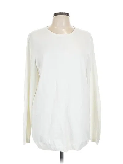 Pre-owned Assorted Brands Pullover Sweater In White