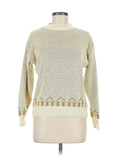 Pre-owned Assorted Brands Pullover Sweater In White