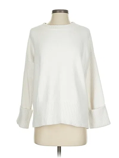 Pre-owned Assorted Brands Pullover Sweater In White