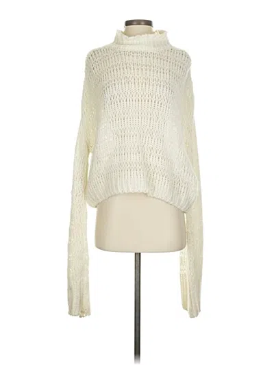 Pre-owned Assorted Brands Pullover Sweater In White