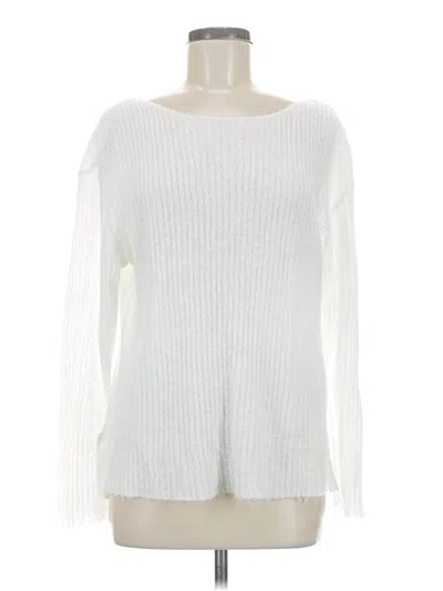 Pre-owned Assorted Brands Pullover Sweater In White