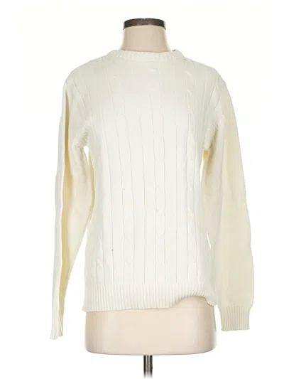 Pre-owned Assorted Brands Pullover Sweater In White