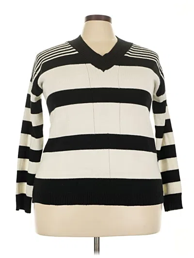 Pre-owned Assorted Brands Pullover Sweater In White