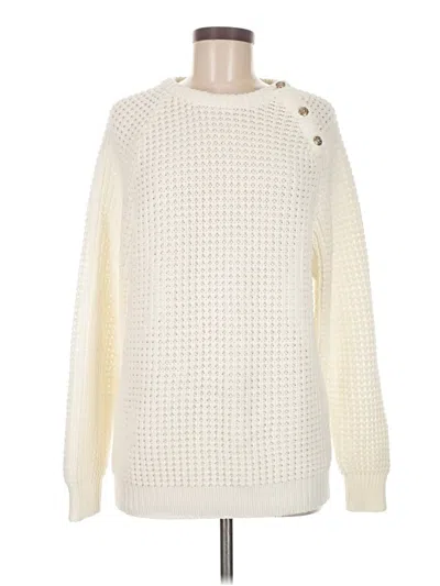 Pre-owned Assorted Brands Pullover Sweater In White