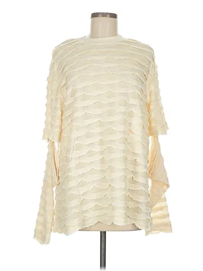 Pre-owned Assorted Brands Pullover Sweater In White