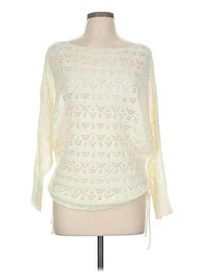 Pre-owned Assorted Brands Pullover Sweater In White