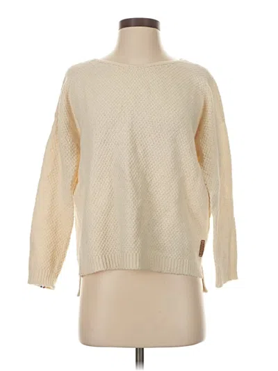 Pre-owned Assorted Brands Pullover Sweater In White