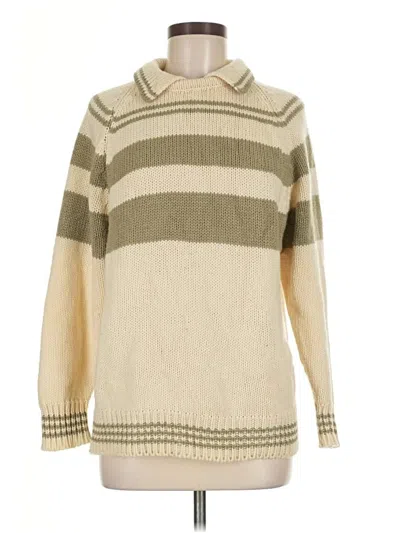 Pre-owned Assorted Brands Pullover Sweater In White