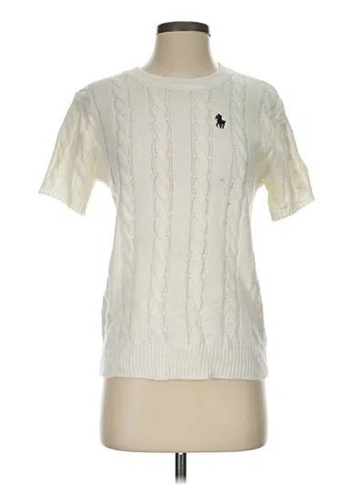 Pre-owned Assorted Brands Pullover Sweater In White