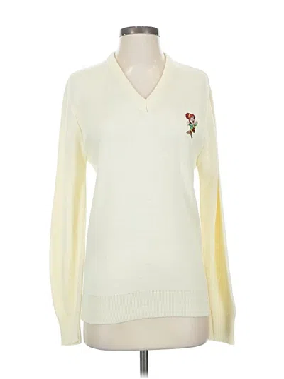 Pre-owned Assorted Brands Pullover Sweater In White