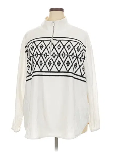 Pre-owned Assorted Brands Pullover Sweater In White