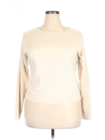 Pre-owned Assorted Brands Pullover Sweater In White