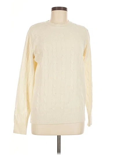 Pre-owned Assorted Brands Pullover Sweater In White