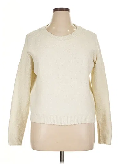 Pre-owned Assorted Brands Pullover Sweater In White