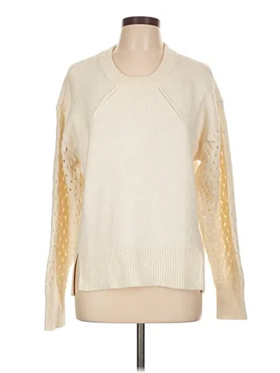 Pre-owned Assorted Brands Pullover Sweater In White