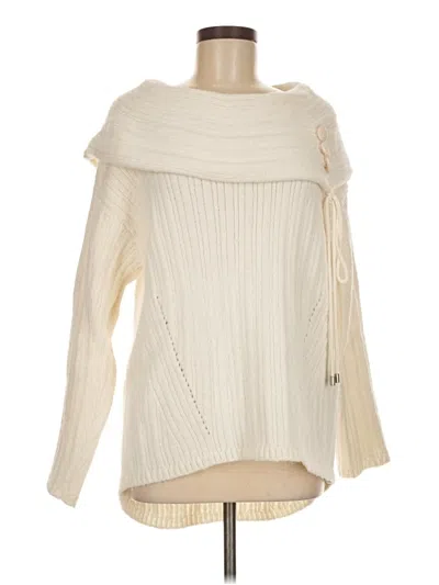Pre-owned Assorted Brands Pullover Sweater In White