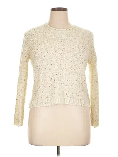 Pre-owned Assorted Brands Pullover Sweater In White