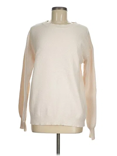 Pre-owned Assorted Brands Pullover Sweater In White