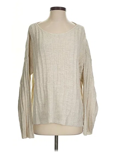 Pre-owned Assorted Brands Pullover Sweater In White