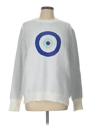 Pre-owned Assorted Brands Pullover Sweater In White
