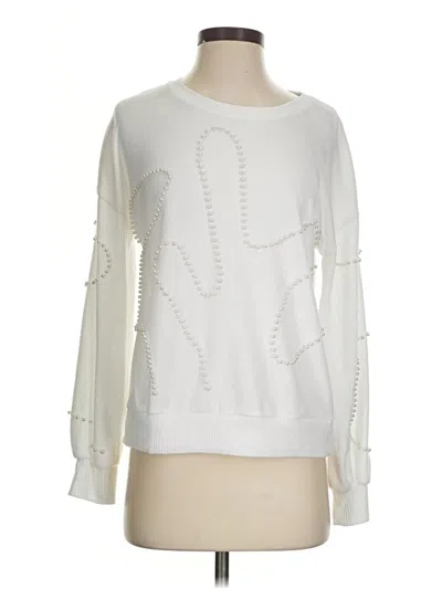 Pre-owned Assorted Brands Pullover Sweater In White