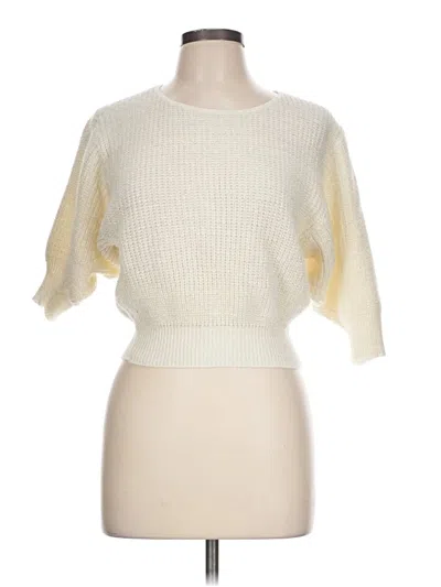 Pre-owned Assorted Brands Pullover Sweater In White