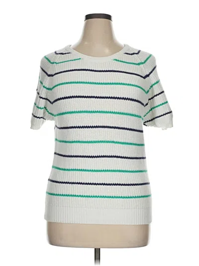 Pre-owned Assorted Brands Pullover Sweater In White