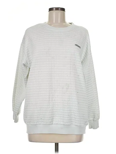 Pre-owned Assorted Brands Pullover Sweater In White