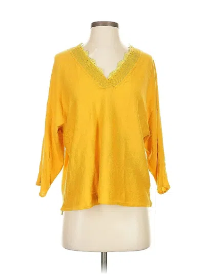 Pre-owned Assorted Brands Pullover Sweater In Yellow