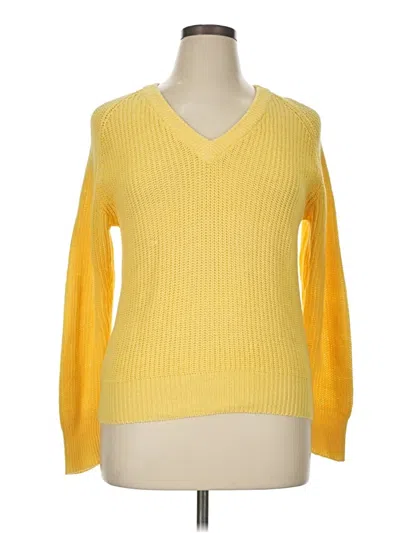Pre-owned Assorted Brands Pullover Sweater In Yellow