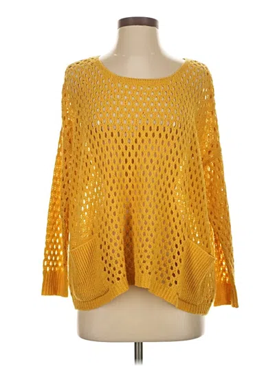 Pre-owned Assorted Brands Pullover Sweater In Yellow