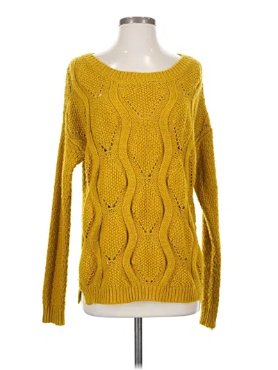 Pre-owned Assorted Brands Pullover Sweater In Yellow