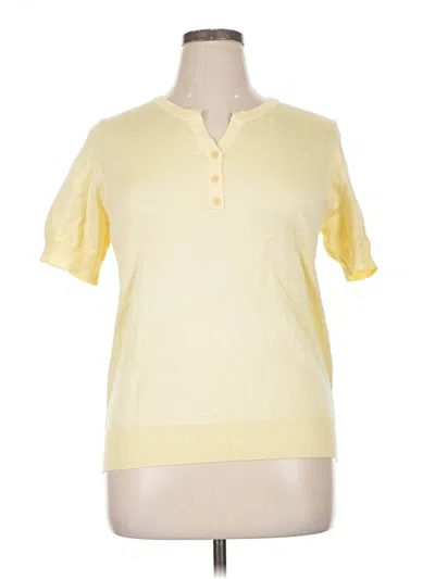 Pre-owned Assorted Brands Pullover Sweater In Yellow