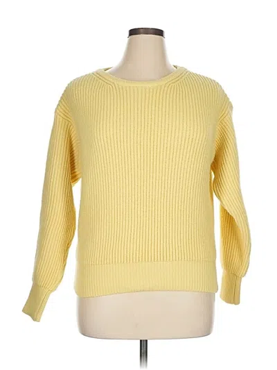Pre-owned Assorted Brands Pullover Sweater In Yellow