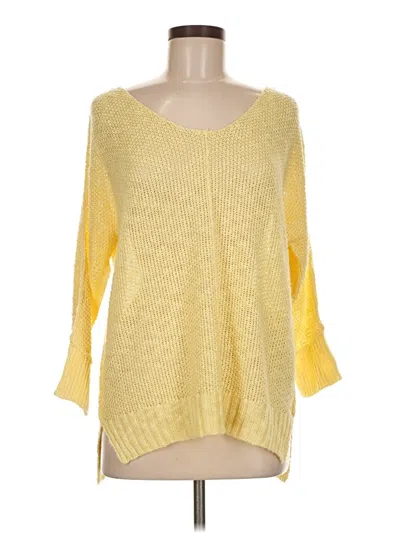 Pre-owned Assorted Brands Pullover Sweater In Yellow