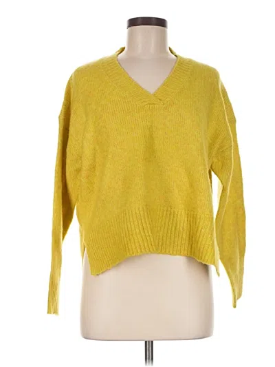 Pre-owned Assorted Brands Pullover Sweater In Yellow